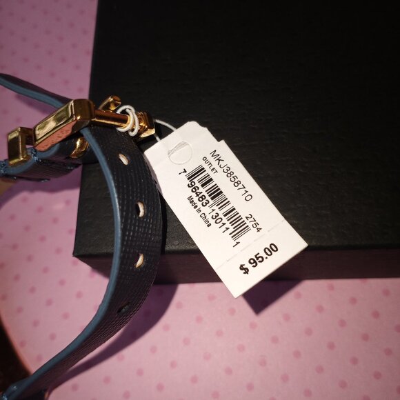 MK blue leather bracelet - Picture 5 of 16